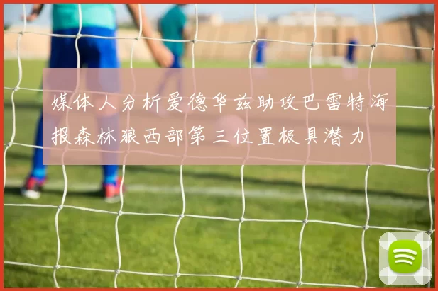 媒体人分析爱德华兹助攻巴雷特海报森林狼西部第三位置极具潜力